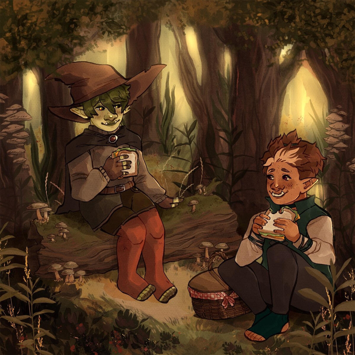 Bug and Bog. Procreate. 2020.