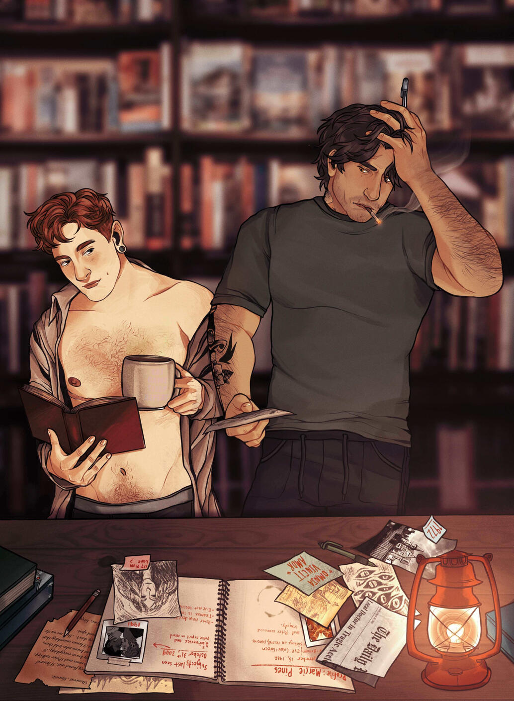 Supernatural Sleuths. Procreate. 2022.