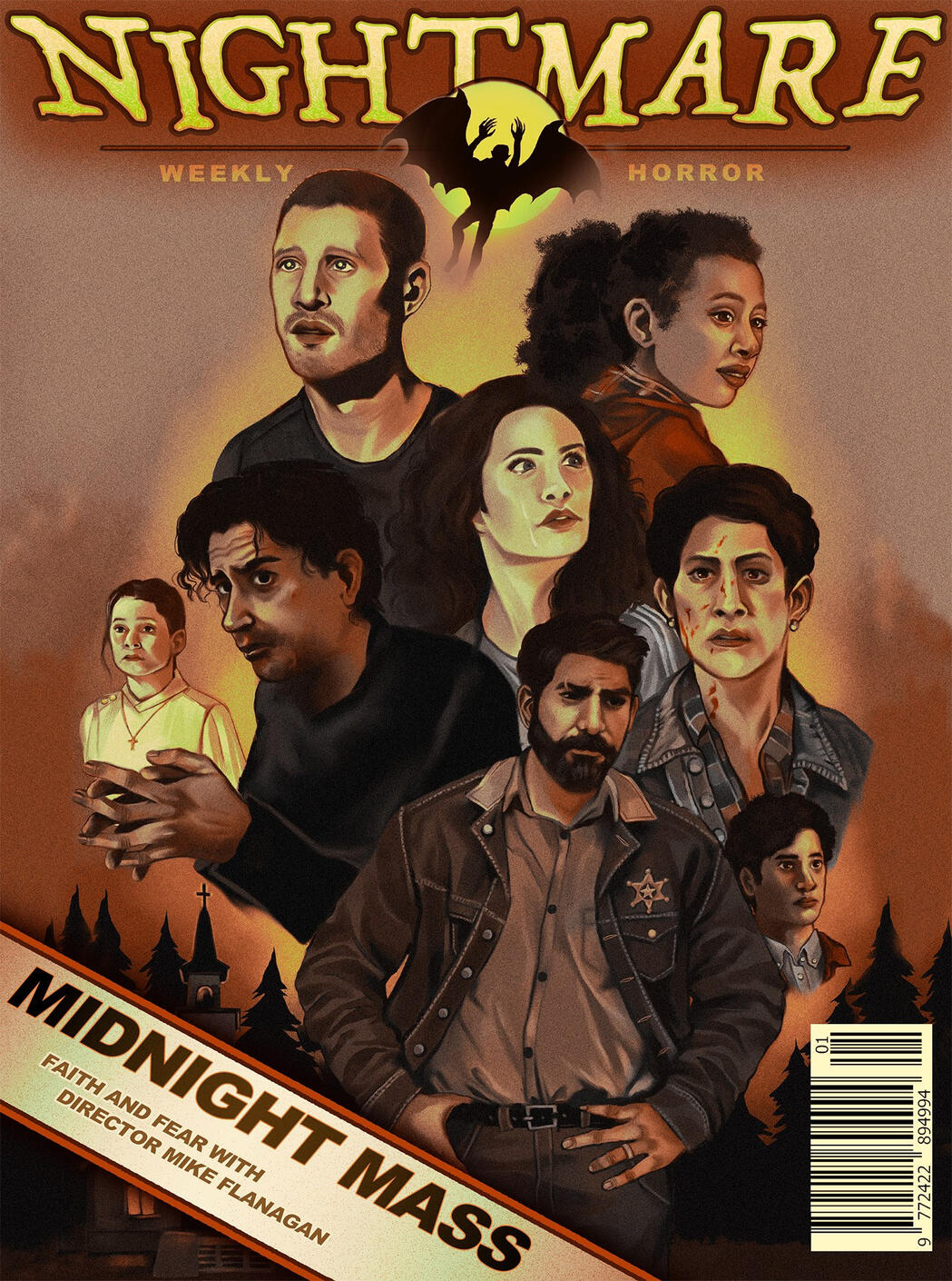 Nightmare Mag. Procreate and Photoshop. 2022.