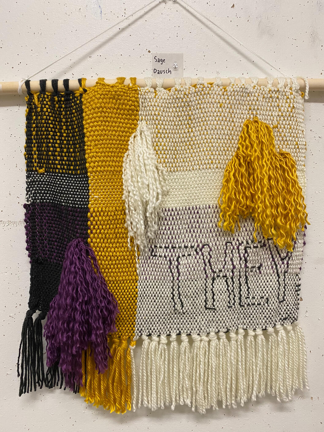 They. Woven yarn. 2022.