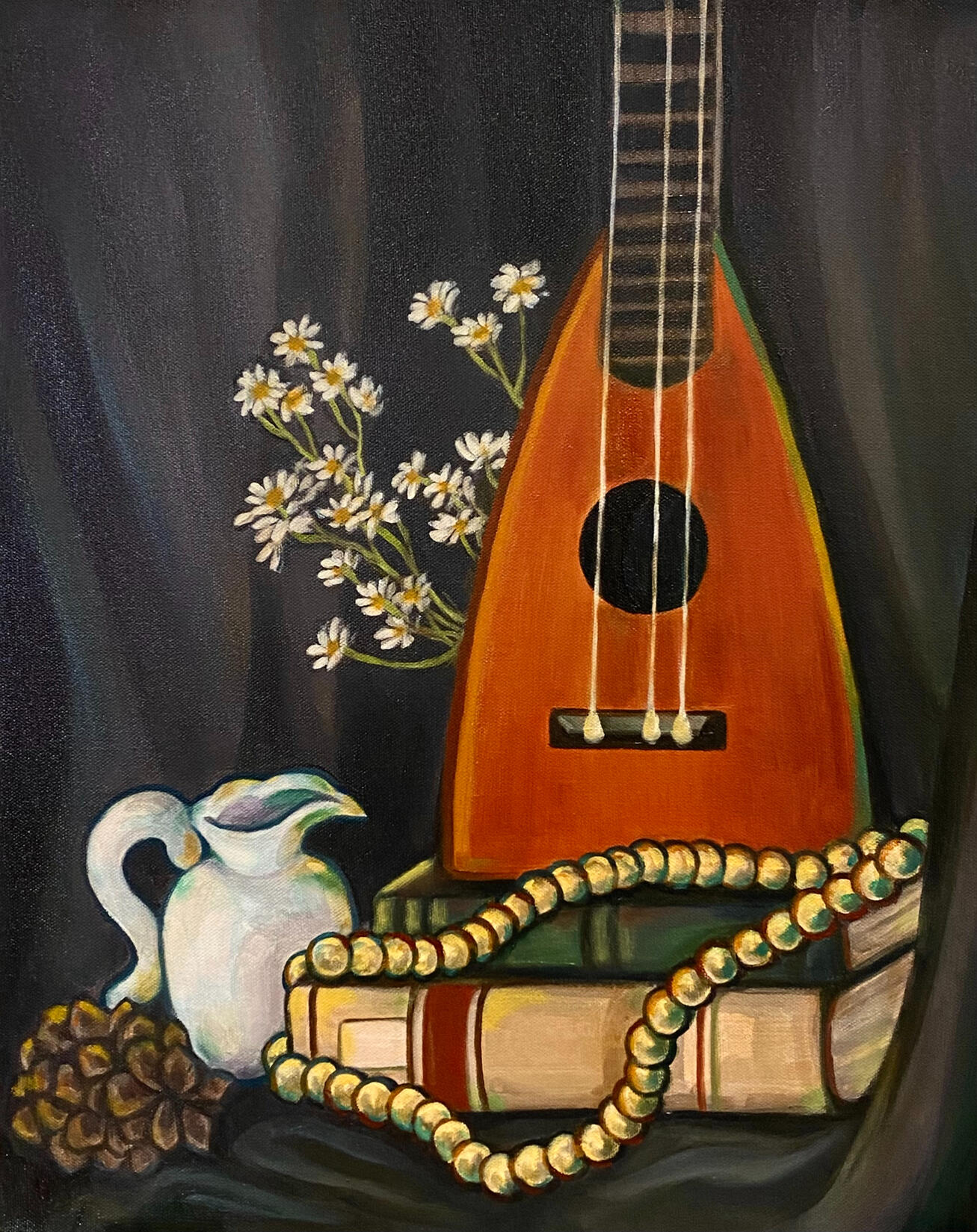 The Bards Melody. Oil on canvas. 2023.