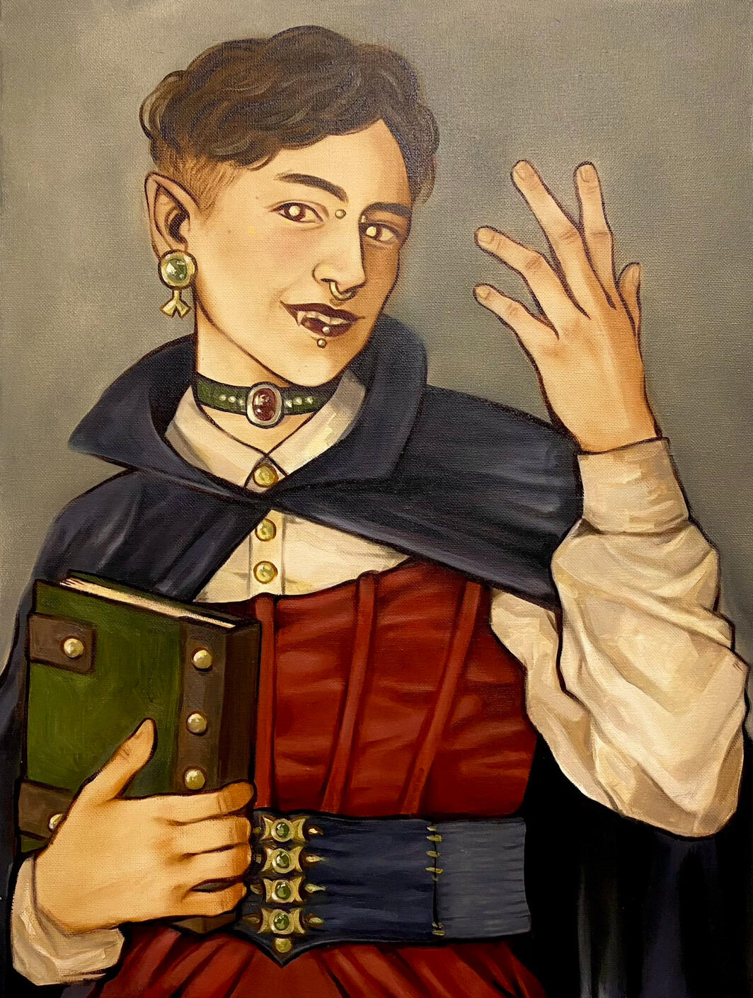 Self Portrait. Oil on canvas.