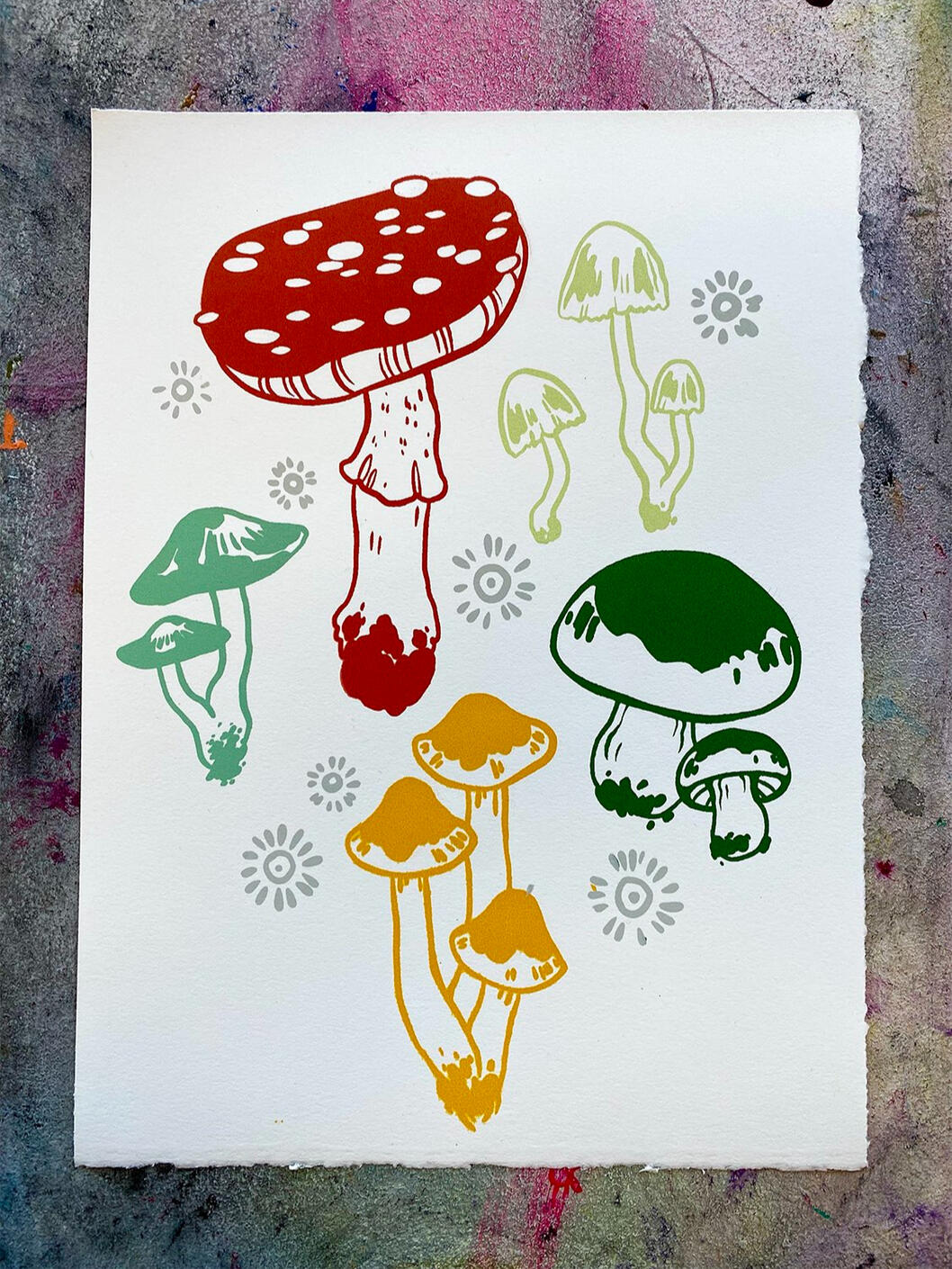 Forage. Screen-print. 8x11in. 2022.