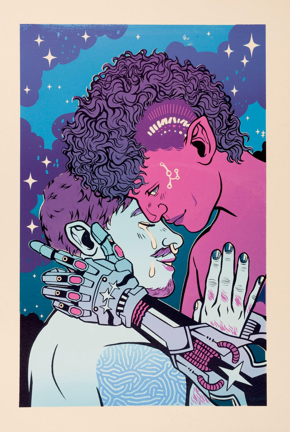 2947 Empyreal. Screen-print. 13x19in.