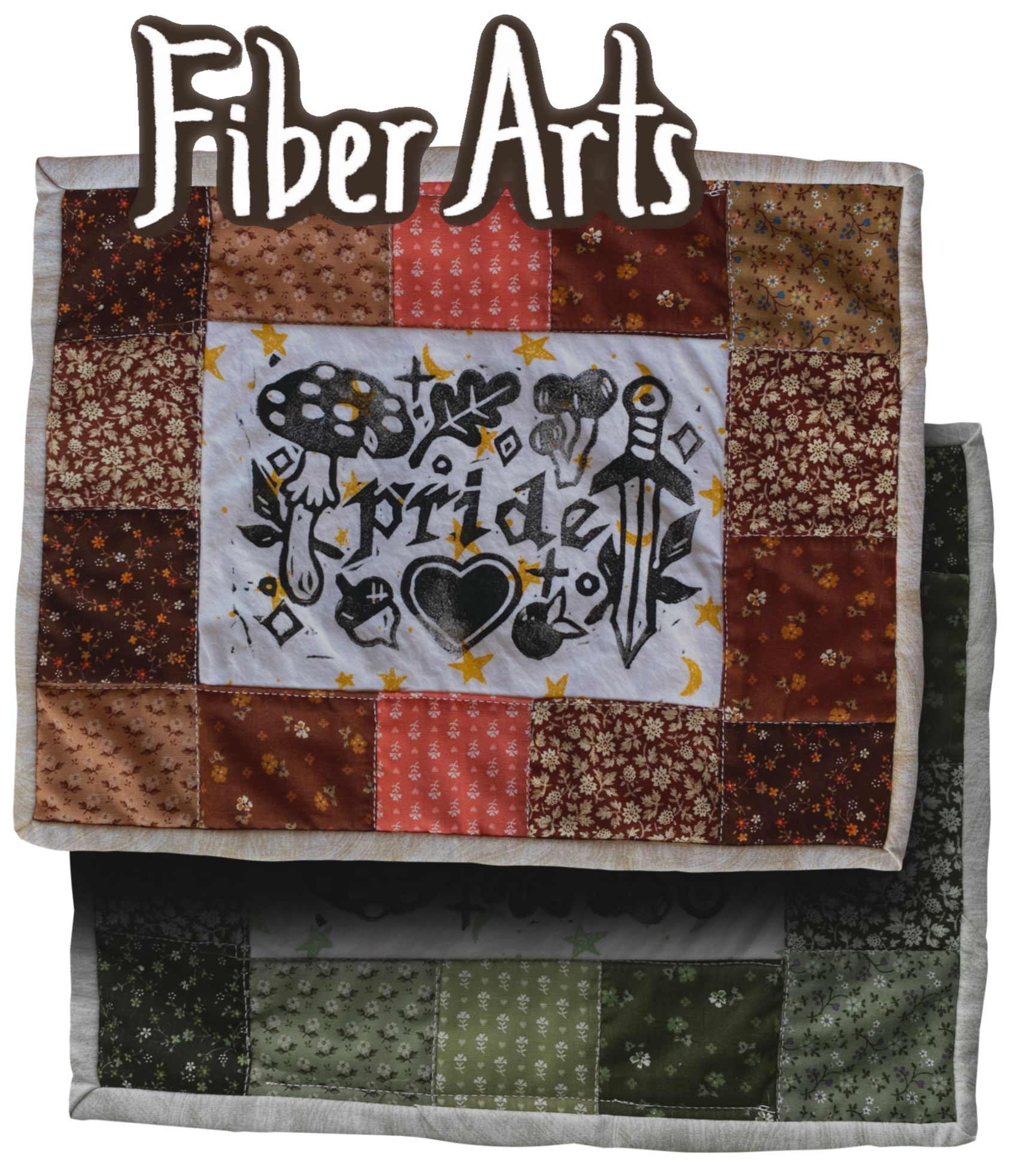 Fiber arts navigation button